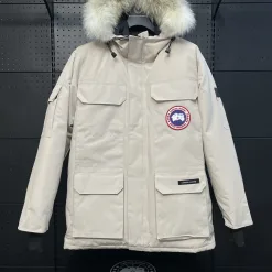 Premium Canada Goose Mäntel Weiß Polyester Classic Collection