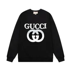 Bestseller Gucci Sweatshirts Black Logo Kollektion