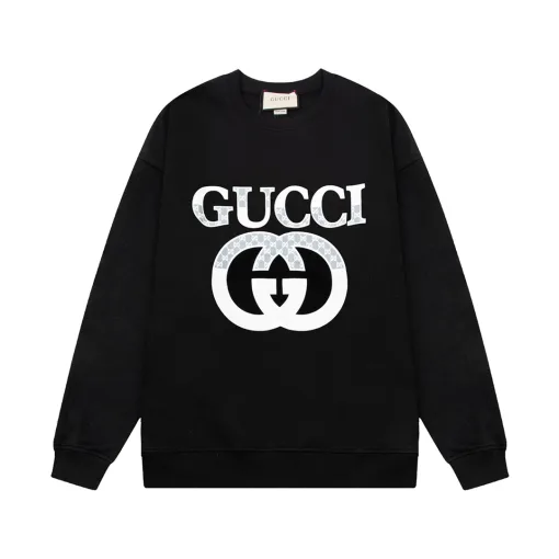 Bestseller Gucci Sweatshirts Black Logo Kollektion