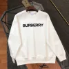 Luxus Burberry Sweatshirts Schwarz Baumwolle Logo Luxus