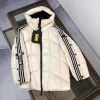 Premium Moncler Daunenjacken Schwarz Nylon Jacquard Style