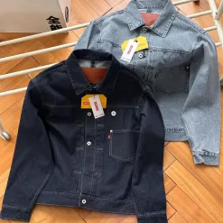 Luxus Levi’S Jacke Blue Denim Washed Luxury