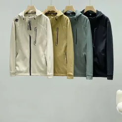 Premium Qualität Descente Jacken Schwarz Wildleder Atmungsaktiv Luxus