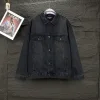Hochwertige Balenciaga Jacken Black Denim Washed Luxury