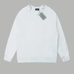 Premium Balenciaga Sweatshirts Schwarze Baumwolle Minimalistische Kollektion