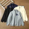 Luxus Ralph Lauren Langarm Schwarz Strick Logo Luxus
