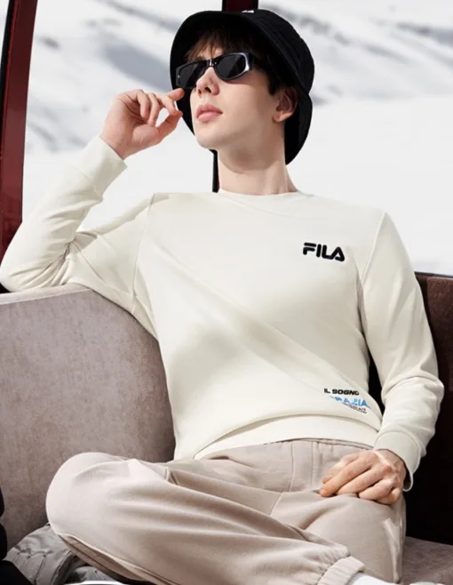 Bestseller Fila Hoodie Schwarz Logo Style