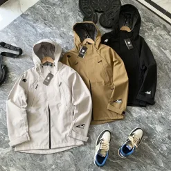 Luxus Descente Jacken Schwarz Atmungsaktiver Stil