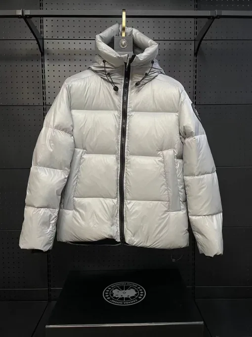 Premium Canada Goose Daunenjacke im Grau-Stil