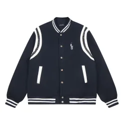 Bestseller Ralph Lauren Jeans Navy Wool Embroidered Collection