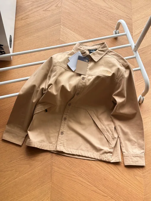 Hochwertige The North Face Shirts Khaki Cotton Washed Kollektion