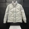 Hochwertige Moncler Jacke Weiß Nylon Solid Luxury
