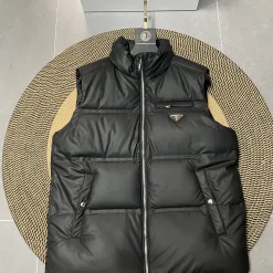 Luxus Prada Weste Weiß Nylon Style
