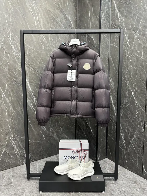 Bestseller Moncler Mäntel Schwarz Nylon Modern Style