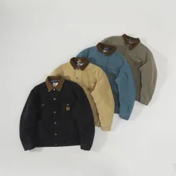 Hochwertiger Carhartt Mantel Grün Vintage Luxus