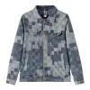Hochwertige Louis Vuitton Jacken im gelben Denim-Camouflage-Stil