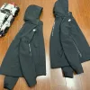 Premium Descente Jacken Schwarz Fleece Atmungsaktiv Luxus