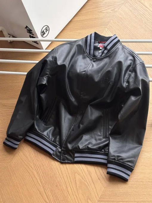 Luxus-Jacken von Kenzo aus besticktem Leder