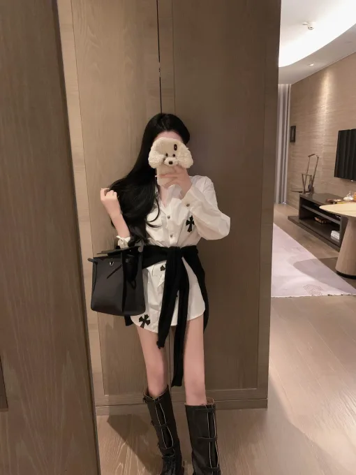 Bestseller Chrome Hearts Hemd Leder Luxus