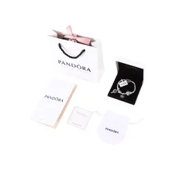 Premium Pandora Armband Weißes Logo Luxus