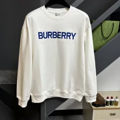 Hochwertige Burberry Sweatshirts Baumwolle Klassisch Luxus