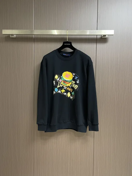 Hochwertige Louis Vuitton Sweatshirts aus Baumwolle im klassischen Stil