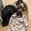 Premium Carhartt Jacke, Schwarz, Baumwolle, gewaschen
