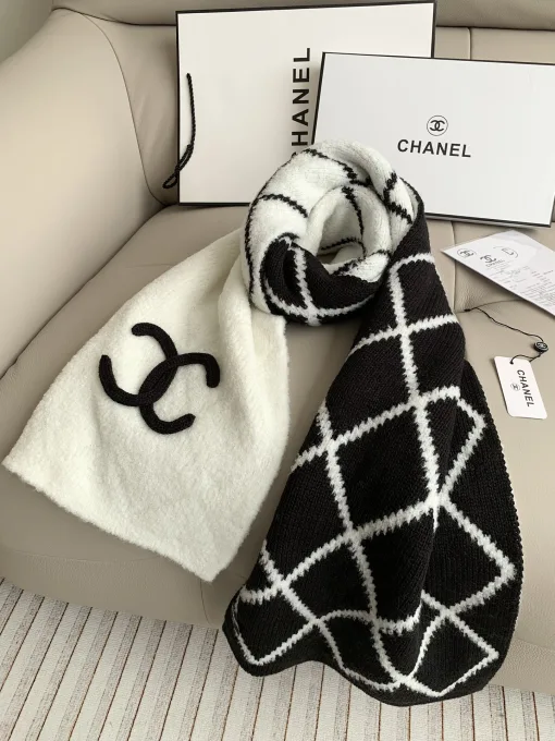 Premium Chanel Casual Wear Strickkaro-Kollektion