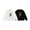 Hochwertige Louis Vuitton Sweatshirts aus schwarzer Baumwolle im bestickten Stil