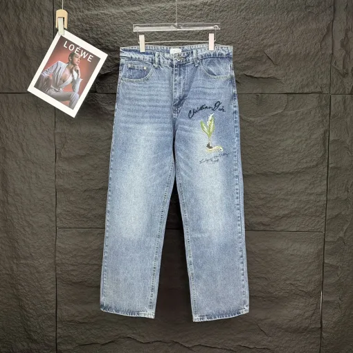 Luxuriöse Dior Jeans im Blue Washed Style