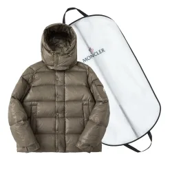 Luxus Moncler Daunenjacken Weiß Classic Luxury