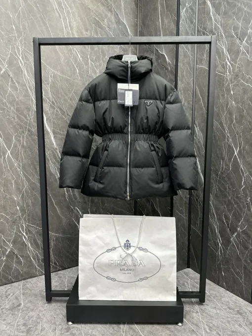 Premium Prada Langarm Nylon Classic Kollektion
