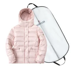 Luxus Moncler Jacken Schwarz Nylon Moderne Kollektion