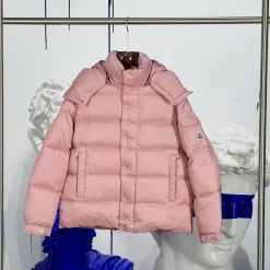 Premium Mani Daunenjacke Weiß Nylon Style