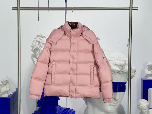 Premium Mani Daunenjacke Weiß Nylon Style