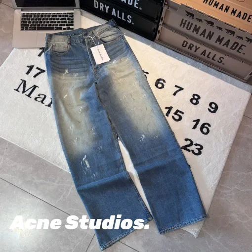 Bestseller Acne Studios Jeans Blue Denim Washed Luxury