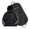Luxuriöse Gucci-Daunenjacken im roten Nylon-Logo-Stil