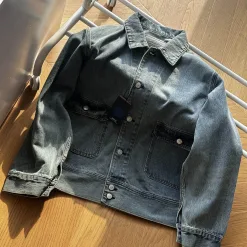 Luxus Levi’S Langarm Denim Washed Luxury