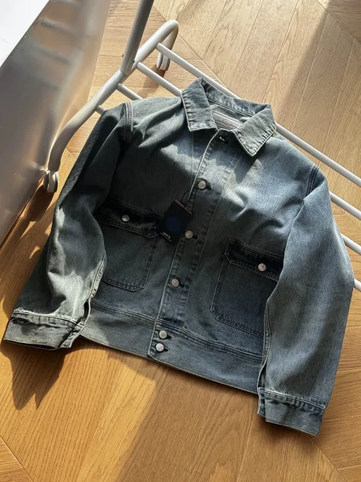 Luxus Levi’S Langarm Denim Washed Luxury