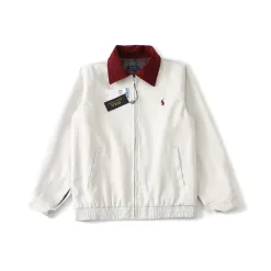 Bestseller Ralph Lauren Mantel Weiß Baumwolle Klassischer Stil