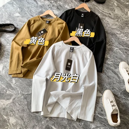 Premium Descente Langarmshirt Black Urban Collection