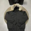 Luxus Canada Goose Jacken Weiß Polyester Stickerei Luxus