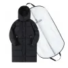 Premium Qualität Moncler Daunenjacken Weiß Nylon Logo Luxus