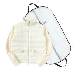 Bestseller Moncler Daunenjacke Weiß Nylon Classic Luxury
