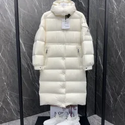 Premium Moncler Mäntel Weiß Nylon Classic Collection