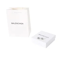 Bestseller Balenciaga Ohrringe Silber Logo Luxus