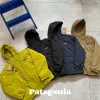 Hochwertige Patagonia Mäntel Schwarz Nylon Klassisch Luxus