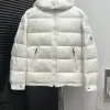 Premium Irreführende Daunenjacke Weiß Nylon Klassischer Stil