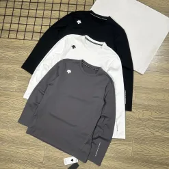 Bestseller Descente Langarm Schwarz Logo Luxus