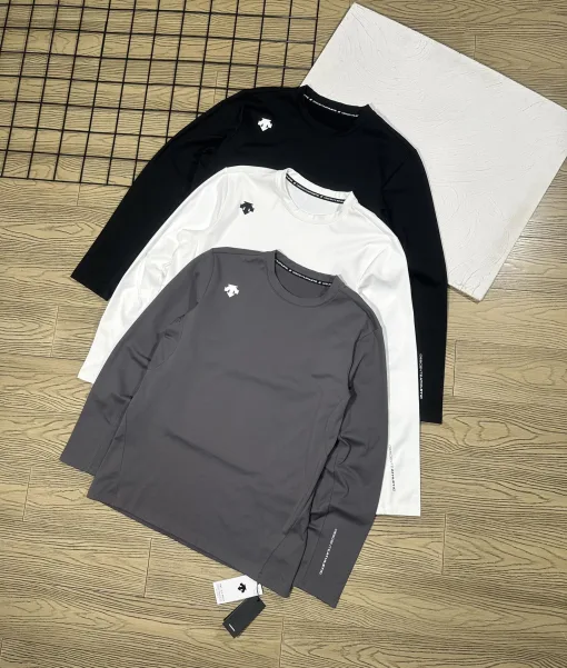 Bestseller Descente Langarm Schwarz Logo Luxus